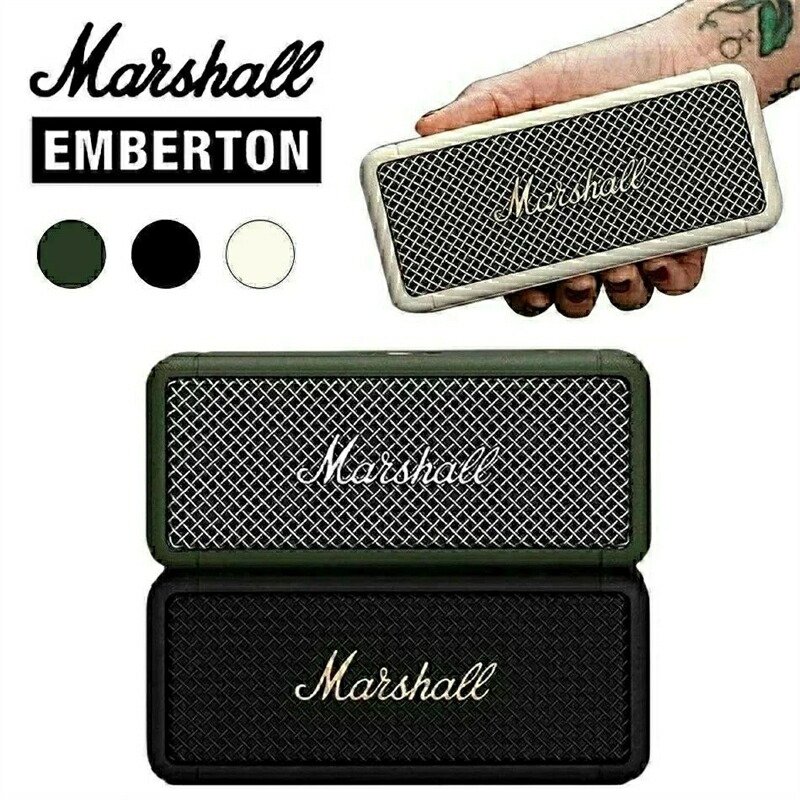 希少　Marshall マーシャル　Emberton スピーカー　無線　緑 楽天市場】Marshall スピーカー Emberton 緑 Green マーシャル