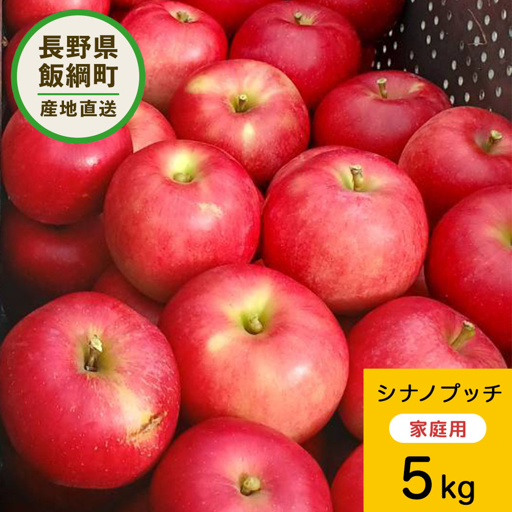 【りんご】 シナノプッチ 5kg 予約販売 2025年 9月下旬以降順次発送 長野 送料無料 長野県飯綱町産 長野県飯綱町 いいづなファーム 訳あり 自宅用 家庭用 信州 5キロ ギフト 林檎 リンゴ 名産 特産 フルーツ 果物 りんご長野県産 長野