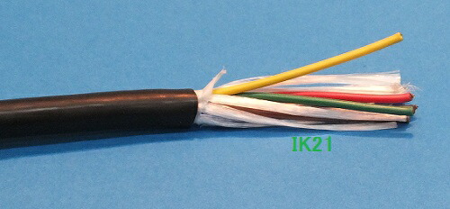 クラモ電気工 〓 VCTF22ビニソフト 100米突 〓 0.75粍2×8芯