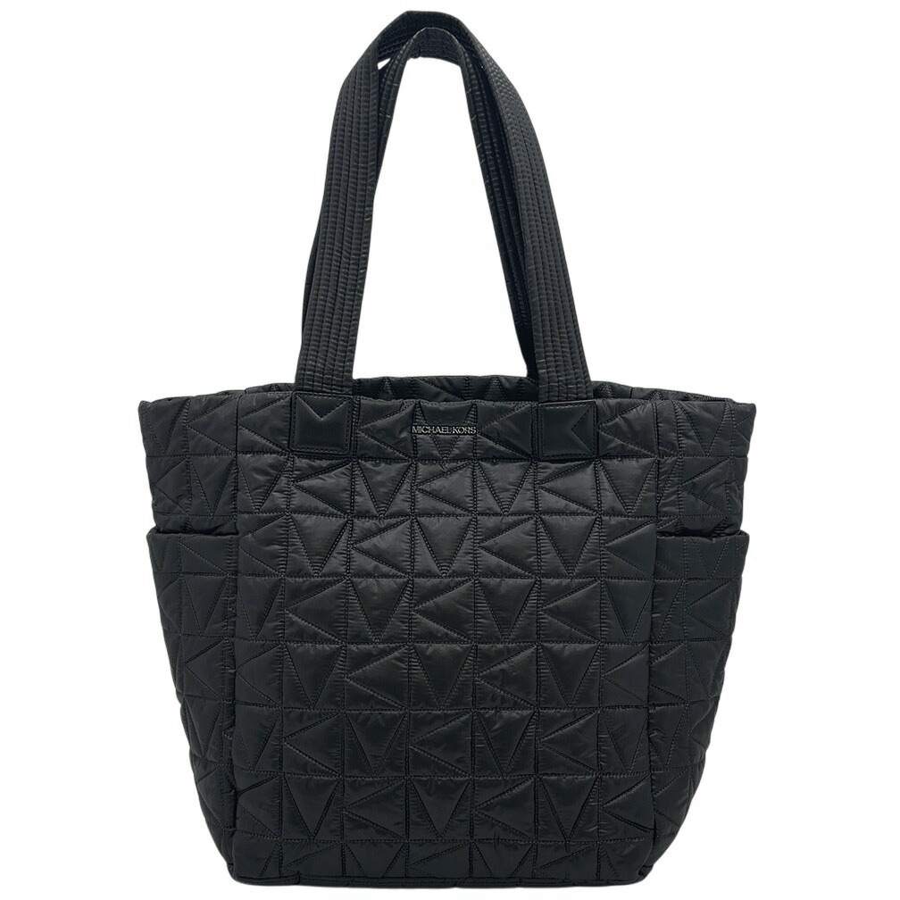 マイケルコース バッグ 35TOUW4T3C WINNIE LG TOTE ウィニー キルティング ロゴ ラージ トートバッグ ブラック 黒 大きめ 大容量 MICHAEL KORS MK レディース メンズ