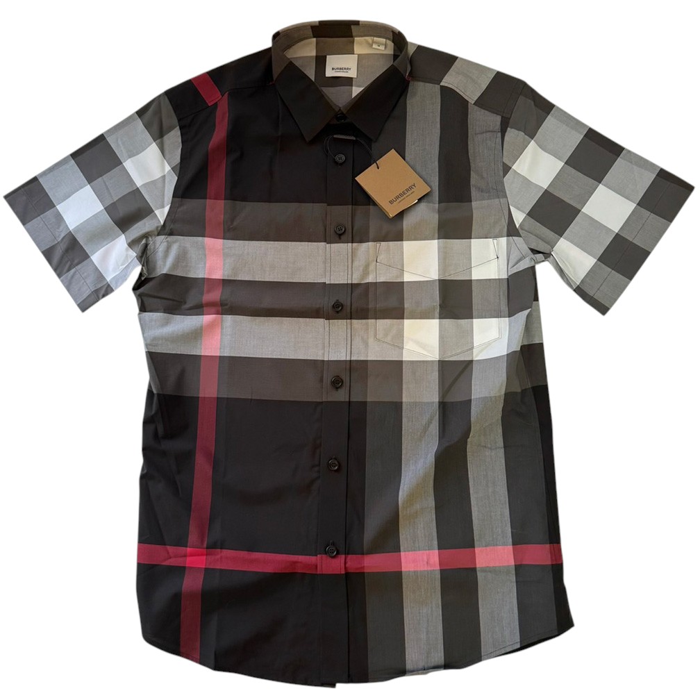 wurdug　　美品　バーバリー　BURBERRY　 メンズ半袖シャツ　S バーバリー BURBERRY シャツ 8051073 メンズ トップス 半袖