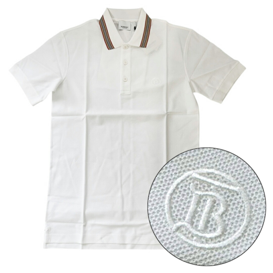 楽天市場】バーバリー ポロシャツ トップス ホワイト メンズ