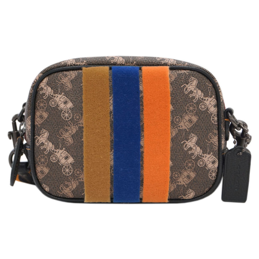ショルダーバッグ コーチ COACH レディース ポシェット 斜め掛け ミニ 小さめ 79241-V5AA8 カメラバッグ 16 レザー 革 ホース アンド キャリッジ ブラウン 茶 バッグ ブランド アウトレット