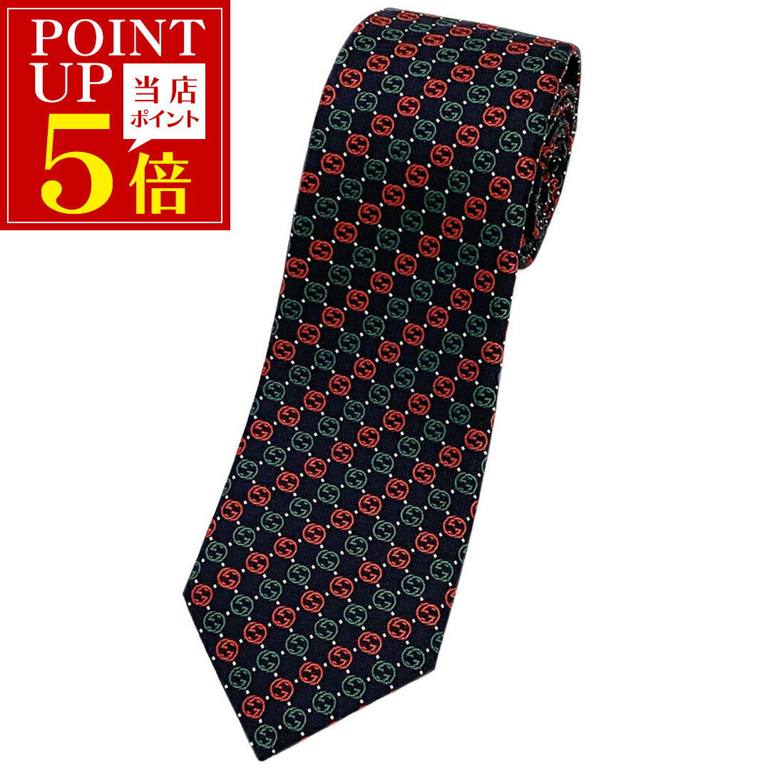 グッチ　ネクタイ　茶色　GG柄　インターロッキングG 楽天市場】GUCCI グッチ ネクタイ GGマーク ネクタイ ダーク