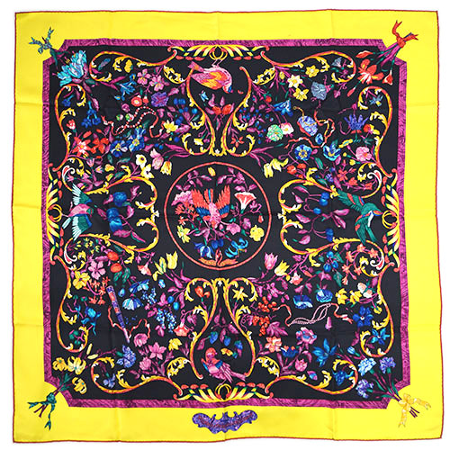 楽天市場】未使用 エルメス HERMES カレ90 シルク スカーフ EX LIBRIS