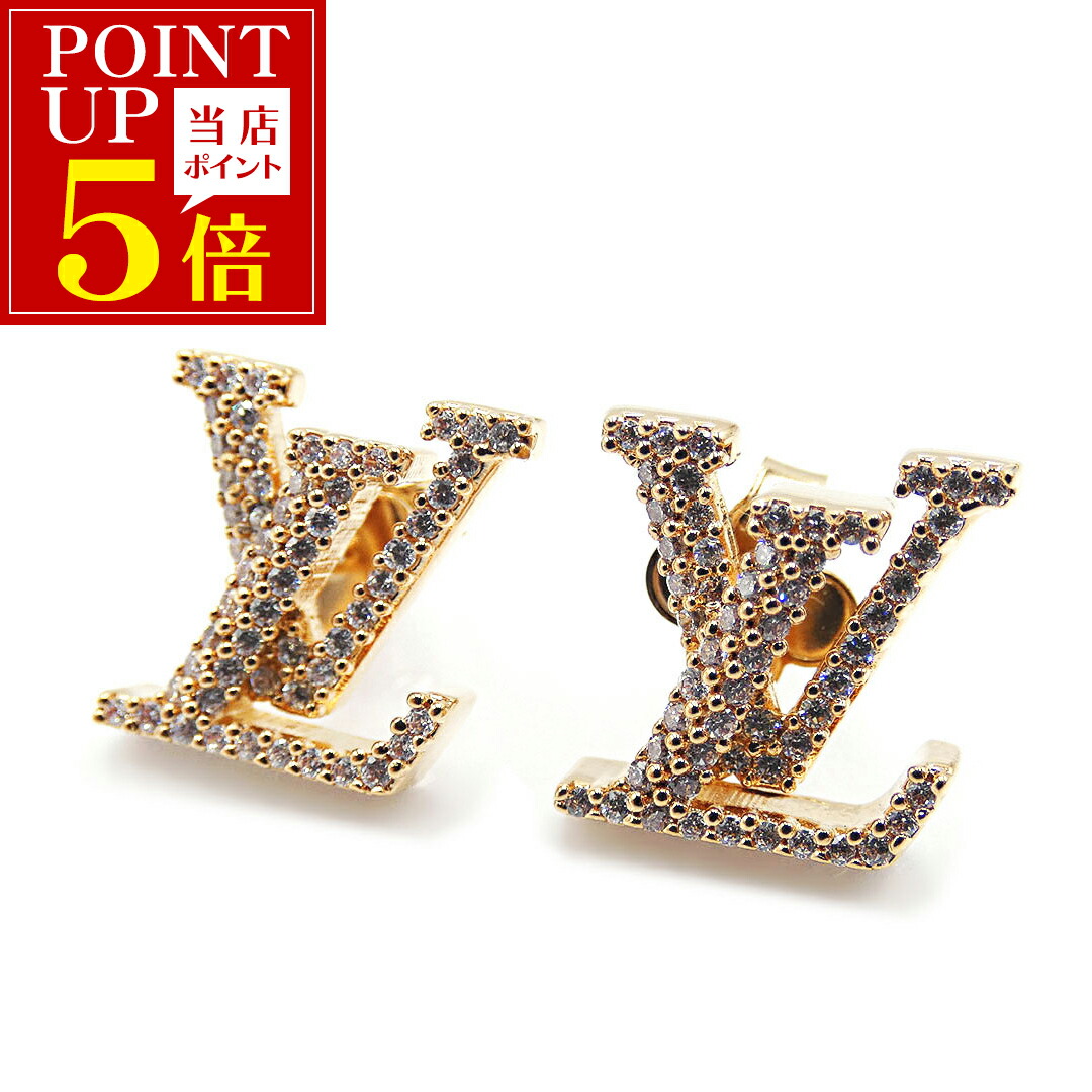 ルイヴィトンピアスLV 国内発◇揺れるロゴがかわいい◇ルイヴィトン ピアス LV ダズル