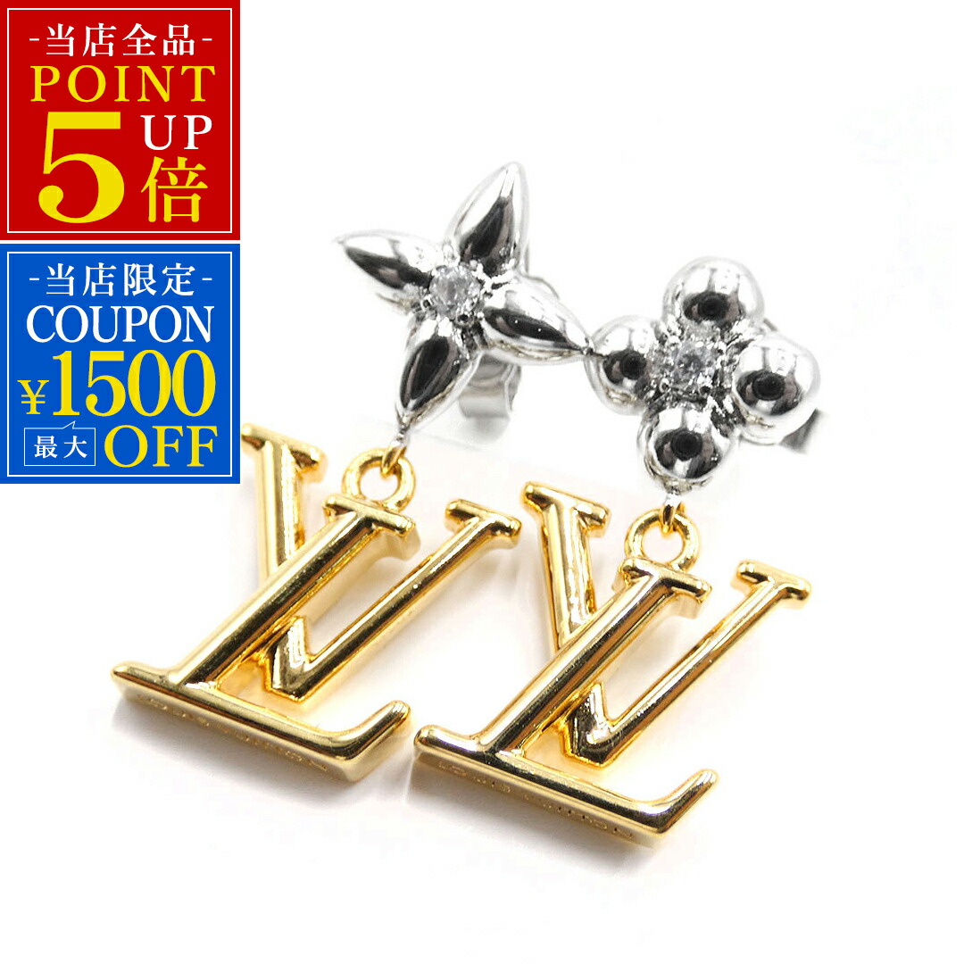 楽天市場】LOUIS VUITTONルイヴィトン フープピアスモノグラムパターン