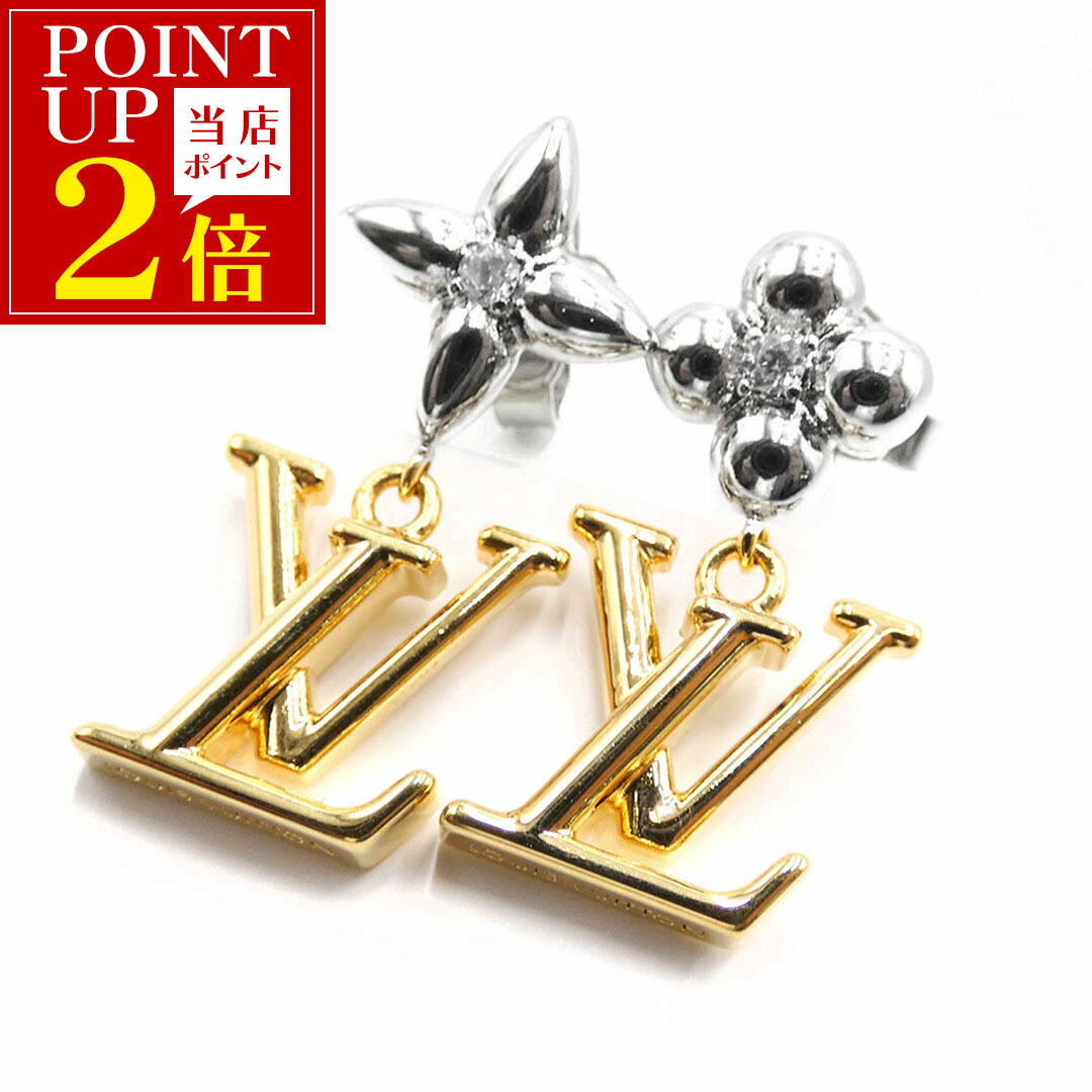 楽天市場】LOUIS VUITTONルイヴィトン フープピアスモノグラムパターン