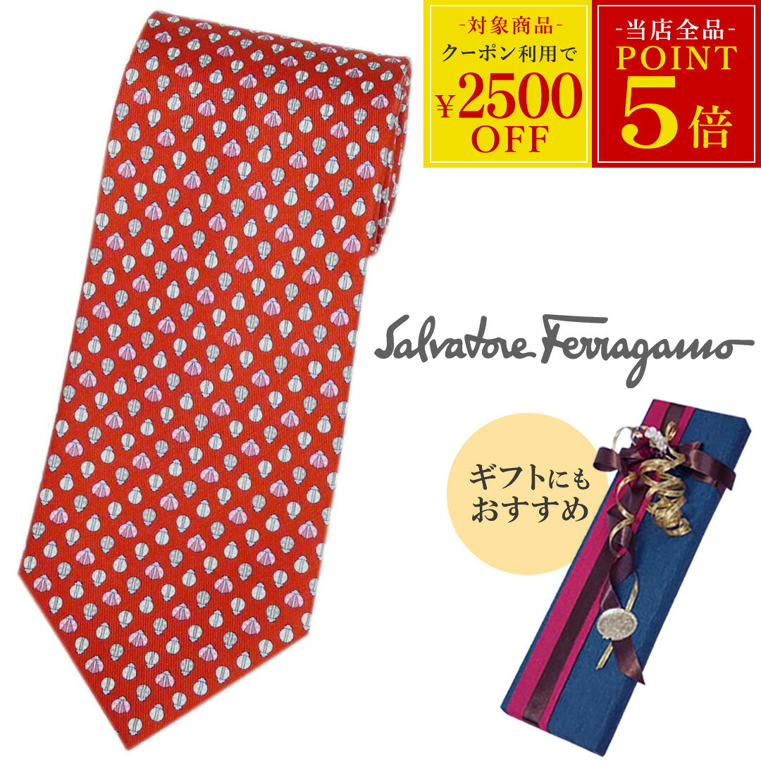 新品 タイ フェラガモ 地絹100％ ブランド名 タイ メンズ 御前上等 てんとう虫 毛の荒物 総柄 赤いこと 赤 FERRAGAMO サルヴァトーレ・フェラガモ 逃げ路 40314 スーツ用ファッション小物-ネクタイ