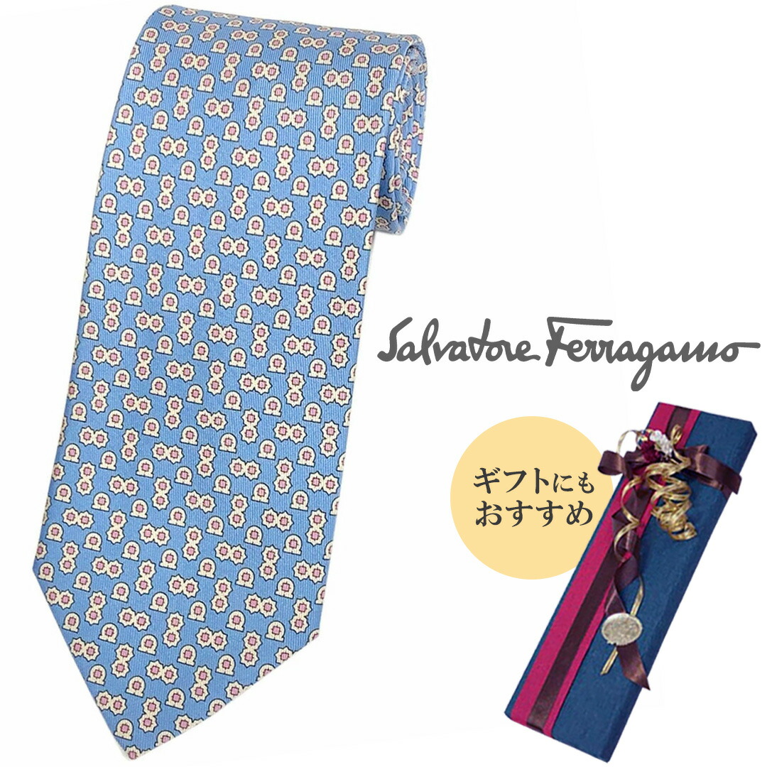 楽天市場】FERRAGAMO フェラガモ ネクタイ 35 0338 メンズ シルク