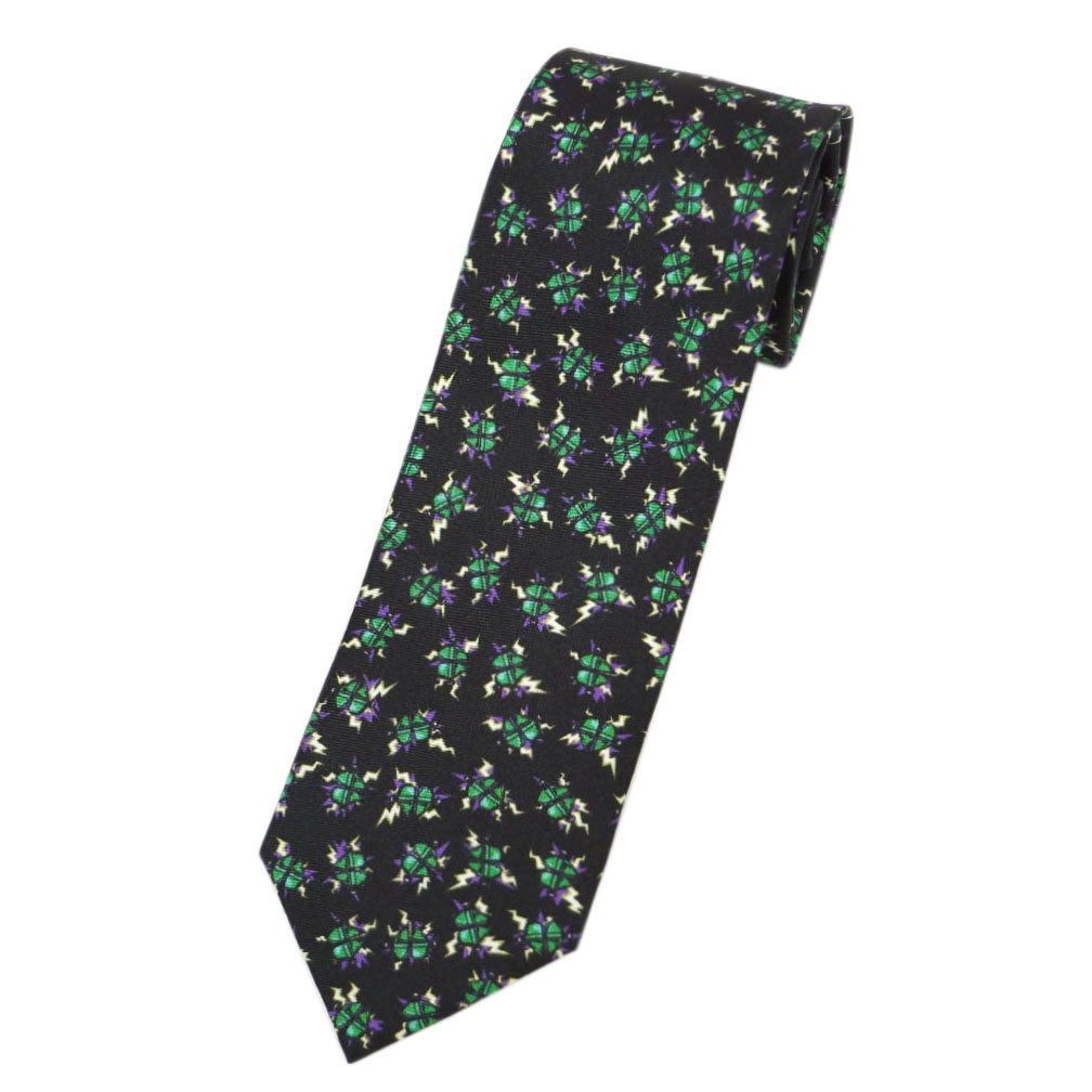 美品 プラダ ネクタイ ウール ソリッド 無地 ワンカラー ナロータイ グレー 三越伊勢丹 | PRADA/プラダ_Men通販 | ウール ネクタイ【送料