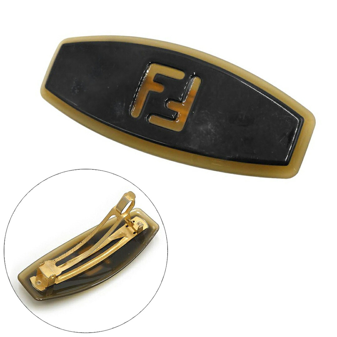 楽天市場】FENDI フェンディ ズッカ柄 バレッタ ヘアクリップ