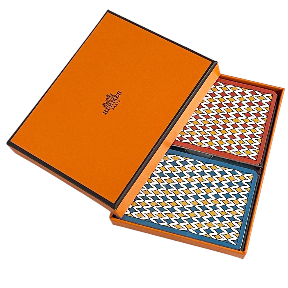 未使用　HERMES トランプセット 赤と青 未使用 HERMES トランプセット 赤と青Ω
