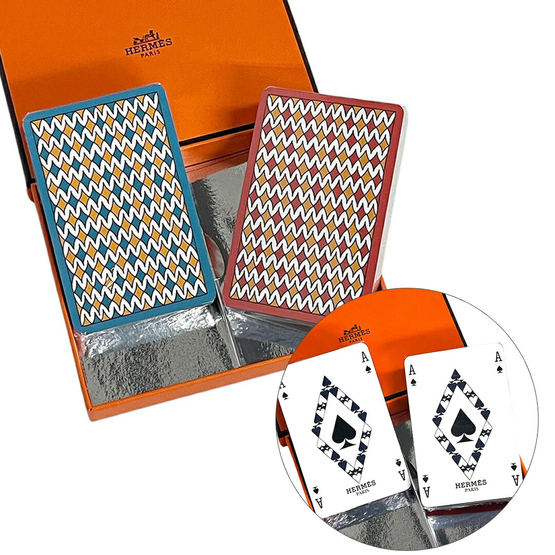 HERMES エルメス　トランプ　タロットカード　カードゲーム 入手困難】HERMESおしゃれなトランプカードタロットインテリア