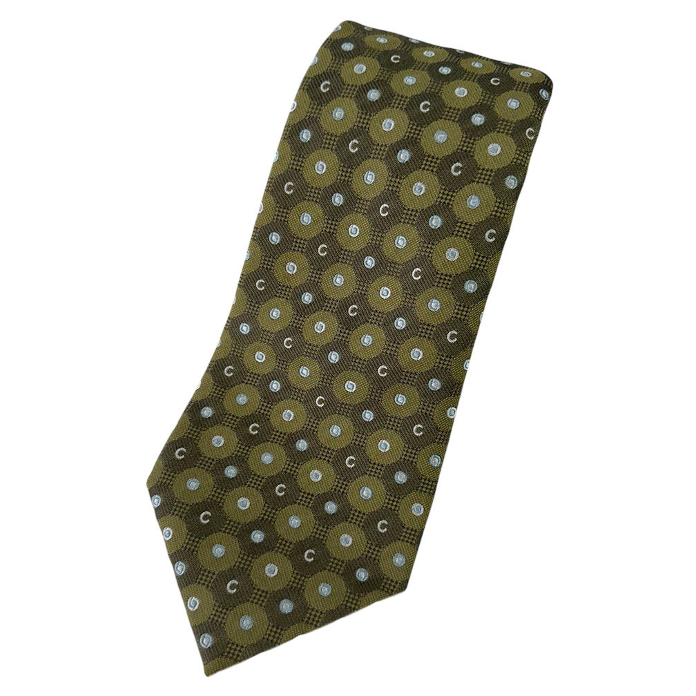 セリーヌ CELINE ブラウン ドット柄 ナロー細幅 ネクタイ セリーヌ CELINE ブラウン ドット柄 ナロー細幅 ネクタイ