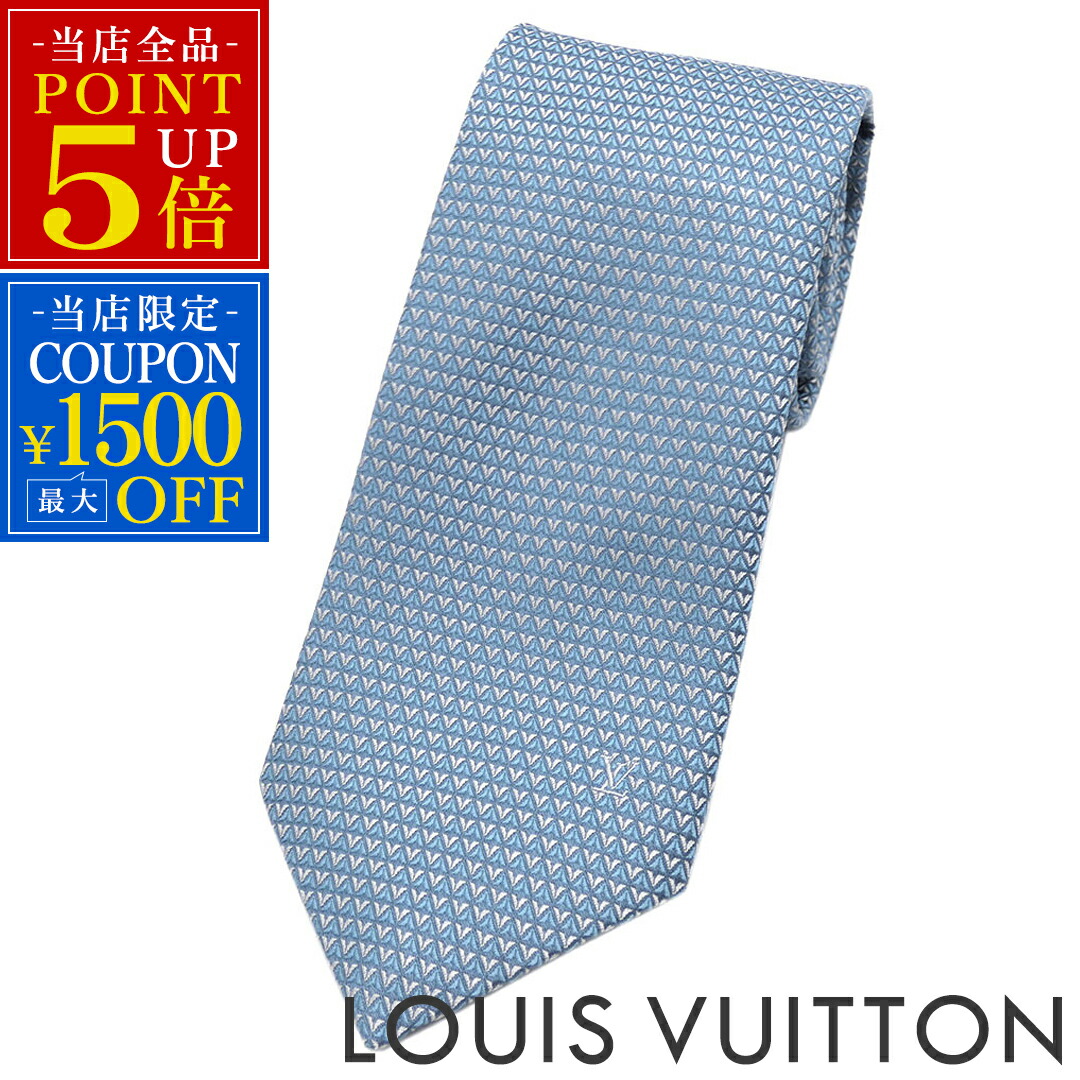 楽天市場】中古 極美品 ルイヴィトン ブランド ネクタイ シルク
