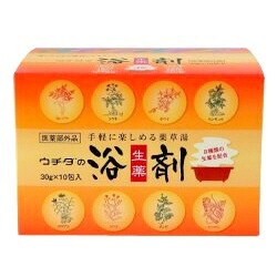 ウチダの浴剤 30g×10包入×12箱書き割り