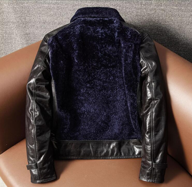 楽天市場】極美品 本革 防寒性バッチリ 暖か毛皮 高級シープスキン羊革