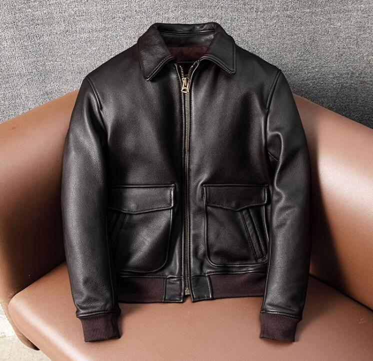 楽天市場】A2フライトジャケット ムートン コート 羊革 毛皮一体