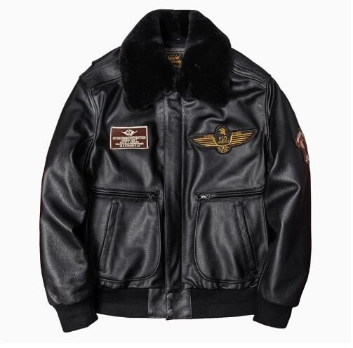 楽天市場】ライダースジャケット レザージャケット 牛革 上品 ファー襟