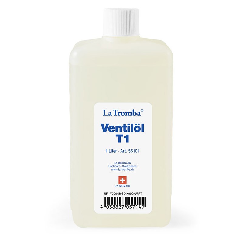 翌日配達 ラ・トロンバ / T1 Valve Oil with silicone (1L) LA TROMBA (新品)