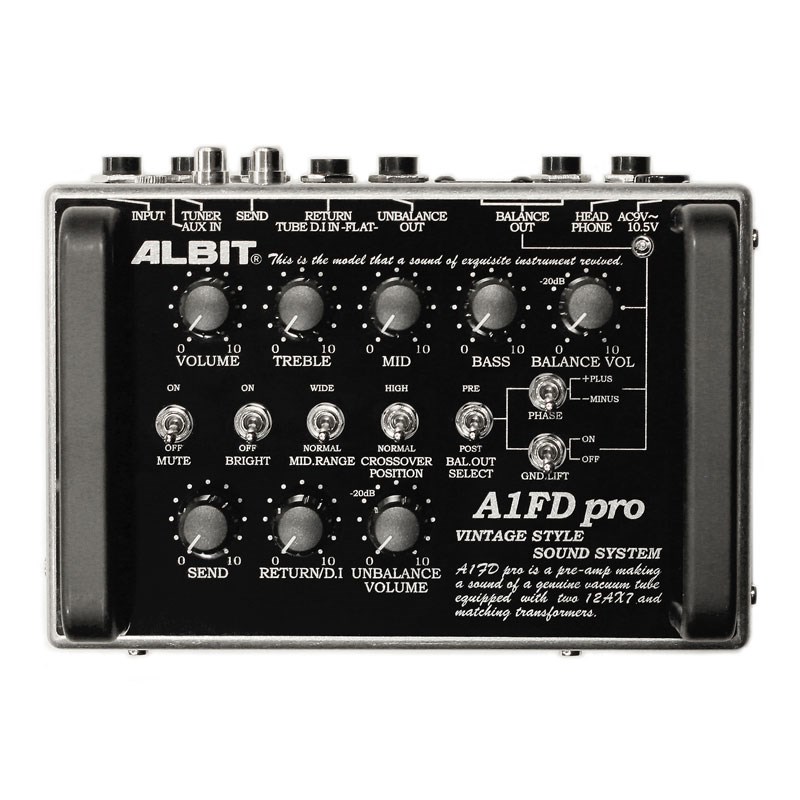ALBIT A1992B pro ベースエフェクター プリアンプ　アルビット new】ALBIT A1992B pro ベース兼用プリアンプ/DI【送料無料