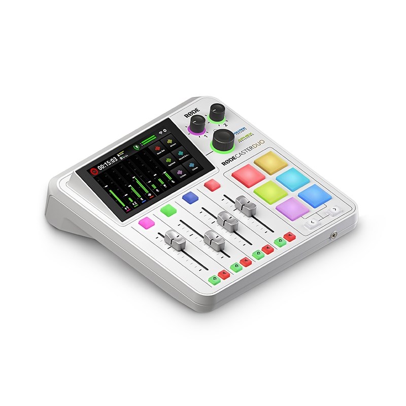 Caster Duo(ホワイト)(ロード)(ライブ配信)(音楽制作)(ポッドキャスト) RODE (新品)