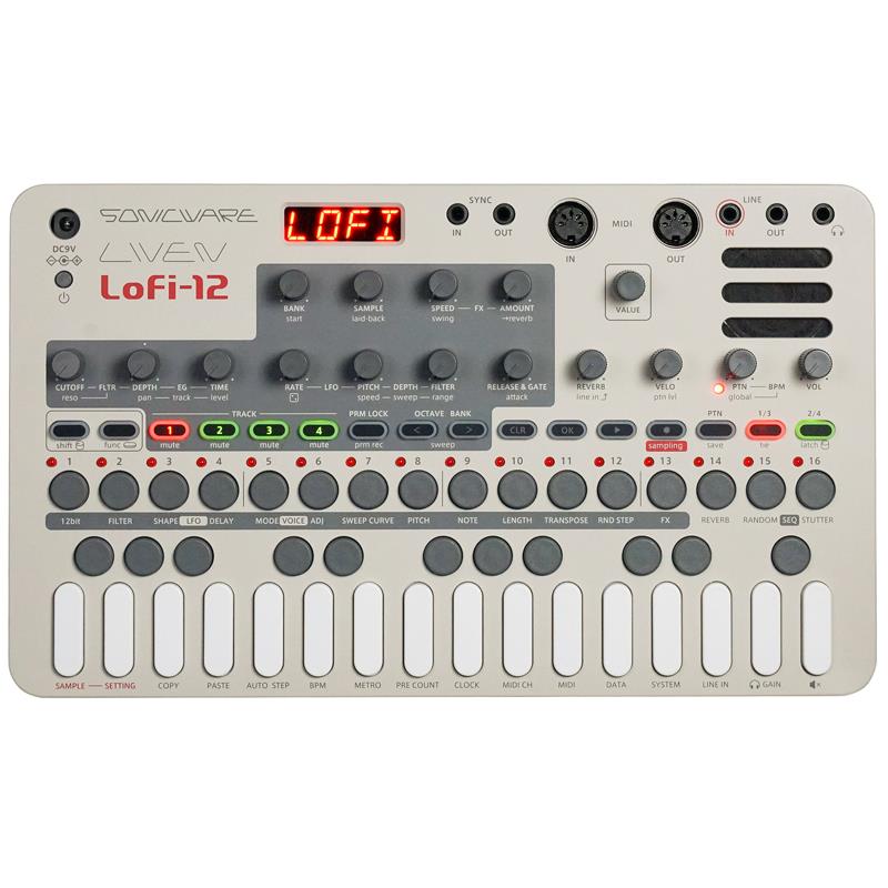 翌日配達 LIVEN Lofi-12 (電源アダプター無し) ソニックウェア Lo-fi グルーヴボックス・サンプラー SONICWARE (新品)