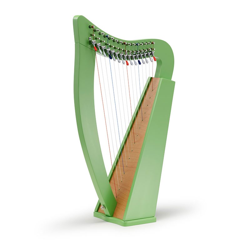 クリスハープ　ライラック　小型ハープ GINZA JUJIYA Chris Harp (ライラック) ハープ初心者セット 15弦レバー