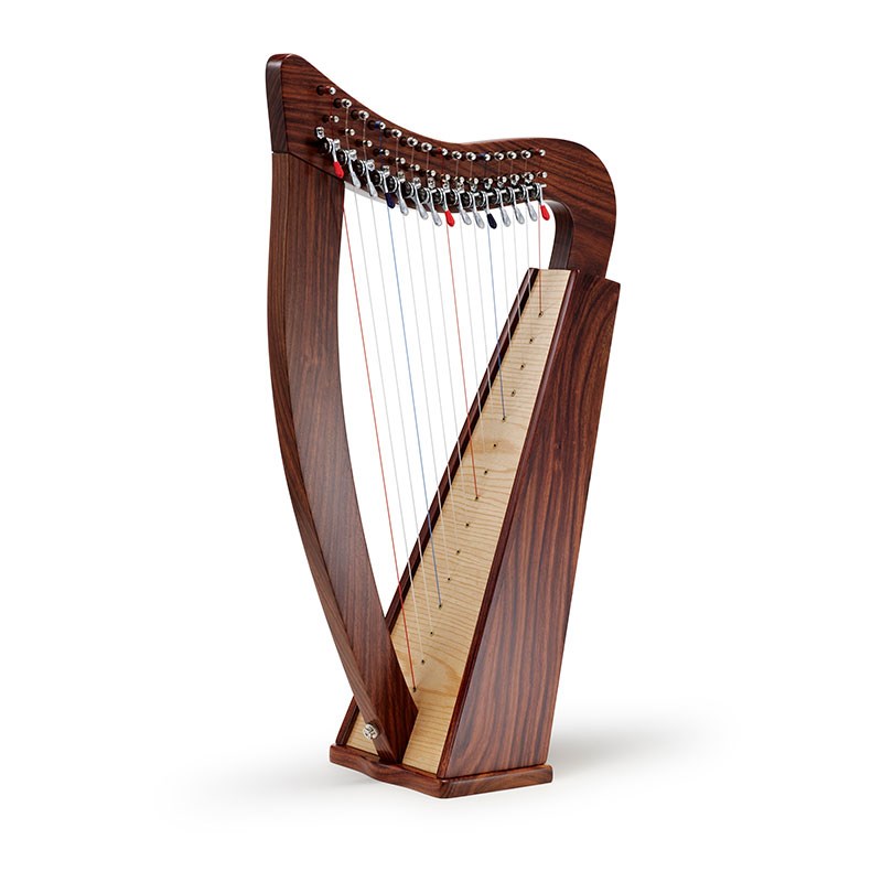楽天市場】1個 19弦 木製竪琴 ライアーハープ マホガニー製 弦楽器