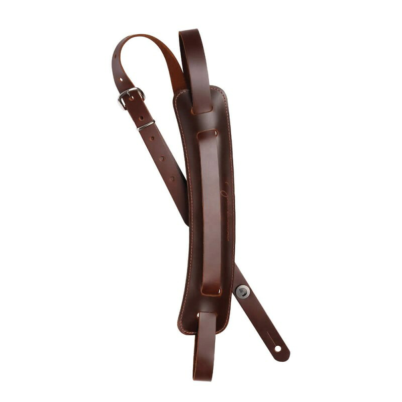 John Lennon Guitar Strap [Brown Leather with Shoulder Pad/19JL01] D’Addario (新品)