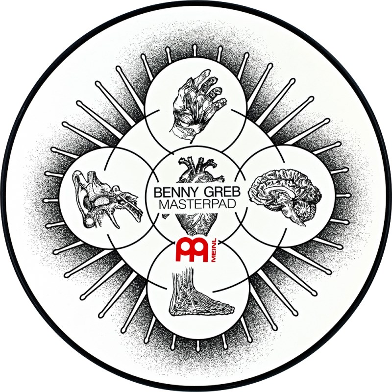 MPP-12-BG [Benny Greb Artist Series Practice Pad 12] MEINL (新品)