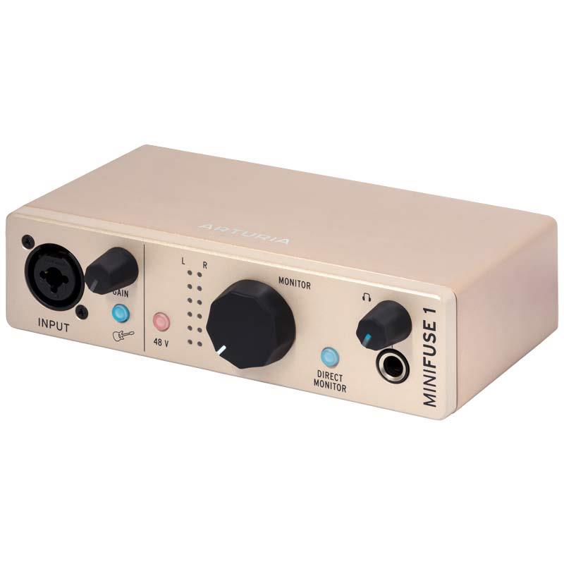 MINIFUSE 1 CHAMPAGNE (アートリア)(ミニフューズ)(シャンパン)(オーディオインターフェース)(Type-C対応) Arturia (新品)