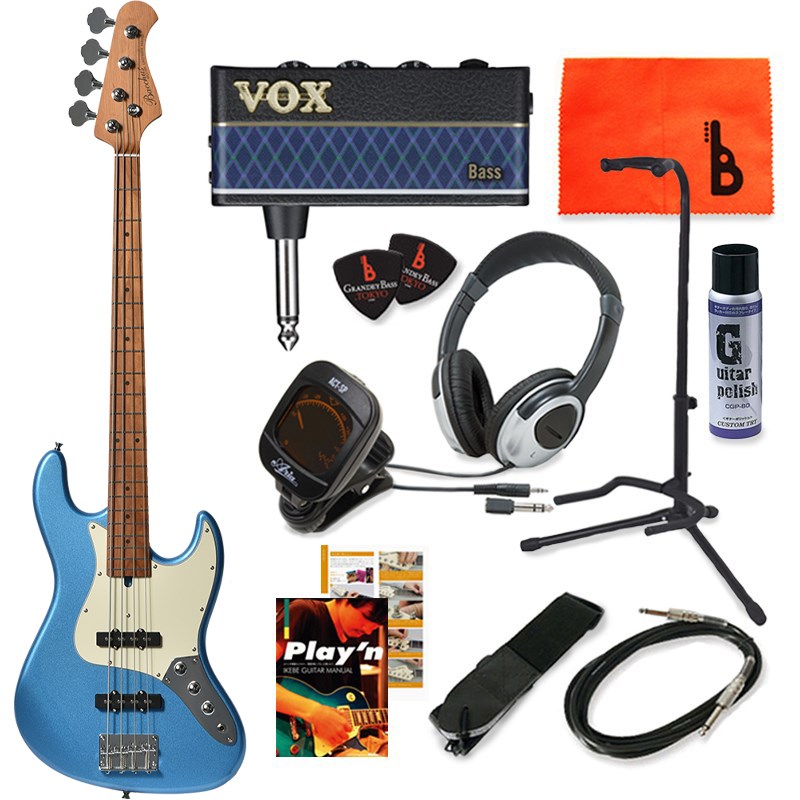 WJB-1DX RSM/M (LPB) 【ベース初心者入門セット】 【値上げ前旧価格品】 Bacchus (新品) 29,185円