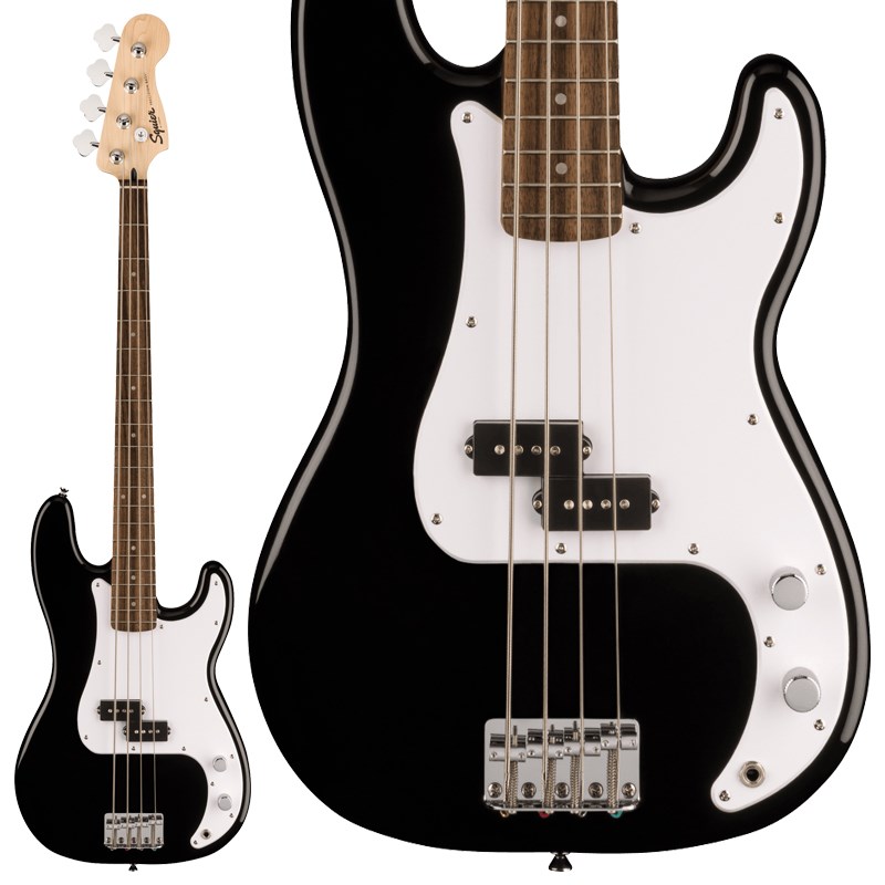 Sonic Precision Bass (Black/Laurel) Squier by Fender (新品)|イケベ楽器ショップ