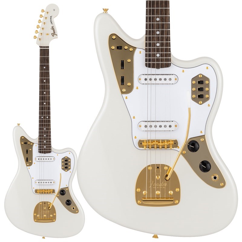 Traditional 2025 Collection 60s Jaguar (White Pearl/Rosewood) Fender Made in Japan (新品)