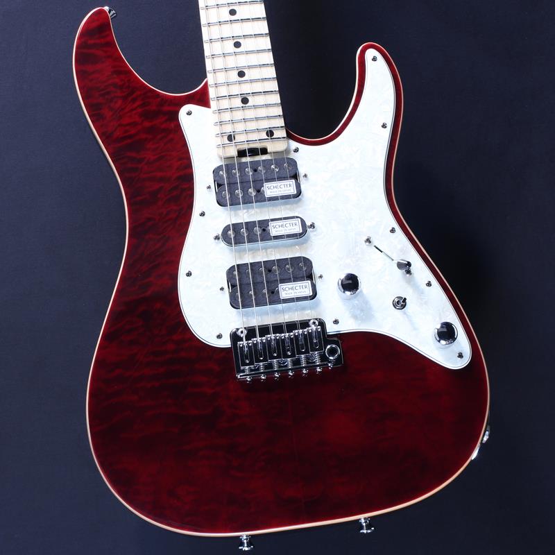 SD-2-24-AL-VTR (See-thru Red/Maple) #S2505064 SCHECTER (新品)