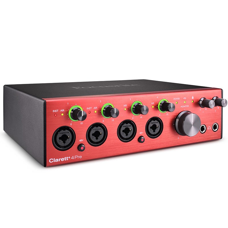 楽天市場】FOCUSRITE CLARETT+ 2PRE : サンフォニックス楽天市場店