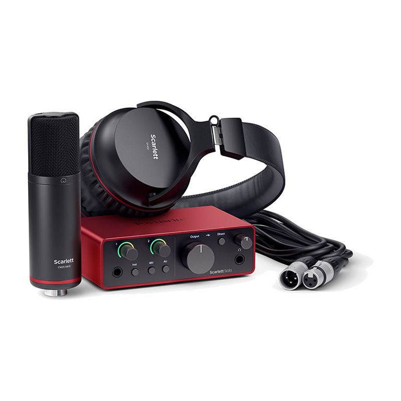 FOCUSRITE Scarlett Solo フォーカスライト Focusrite Scarlett solo (4th Gen) 2in 2out オーディオ