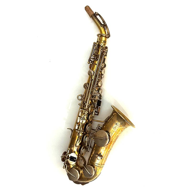 USED 中古 1923's カーブドソプラノサックス ブッシャー True Tone GP S/N 135xx2 【調整&セットアップ後出荷】【5年間キーバランス調整無料】 Buescher (ユーズド やや使用感あり)