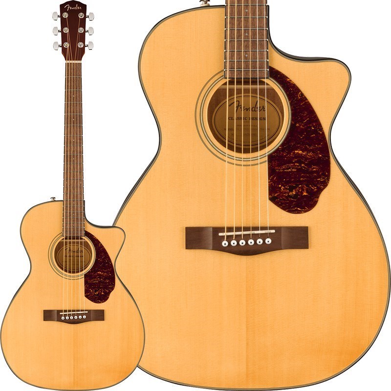 【数量限定特価】 Fender CC-140SCE Concert (Natural) フェンダー Fender Acoustics (新品)