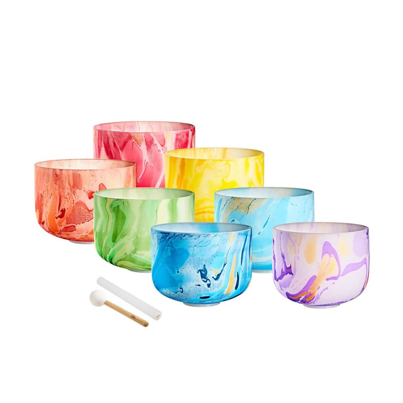 MCSBSETCHA [Marble Crystal Singing Bowls Chakra Set] MEINL (新品)