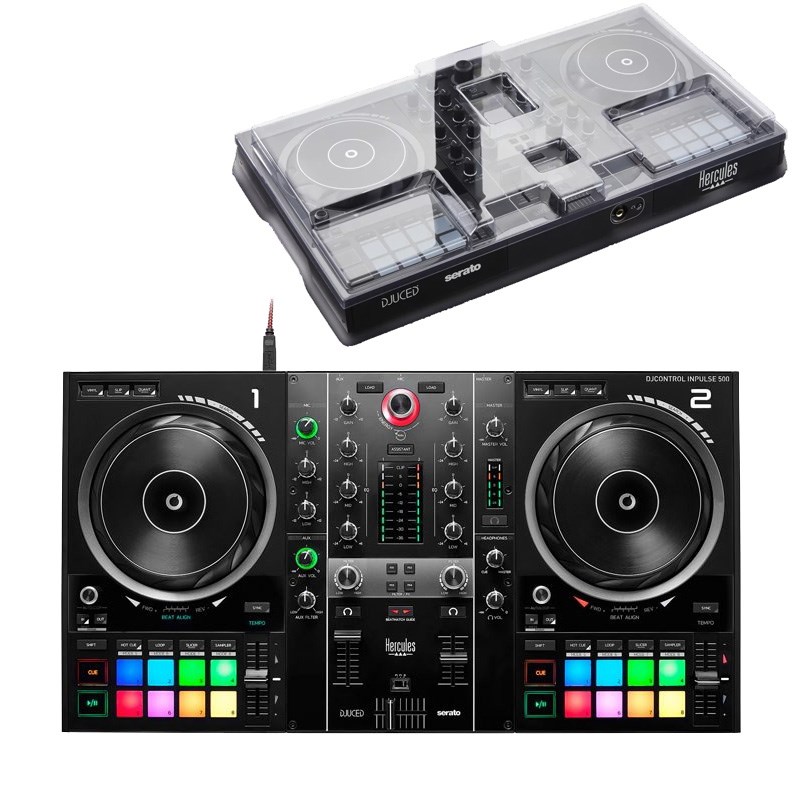 【大決算セール】DJCONTROL INPULSE 500 + DECKSAVER本体保護カバー 限定SET HERCULES (新品)｜イケベ楽器ショップ