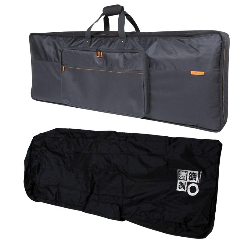 CB-B76(76鍵盤用・汎用キャリングケース)(ローランド)(電子ピアノ・シンセサイザー用ソフトケース) レインカバーセット Roland (新品)
