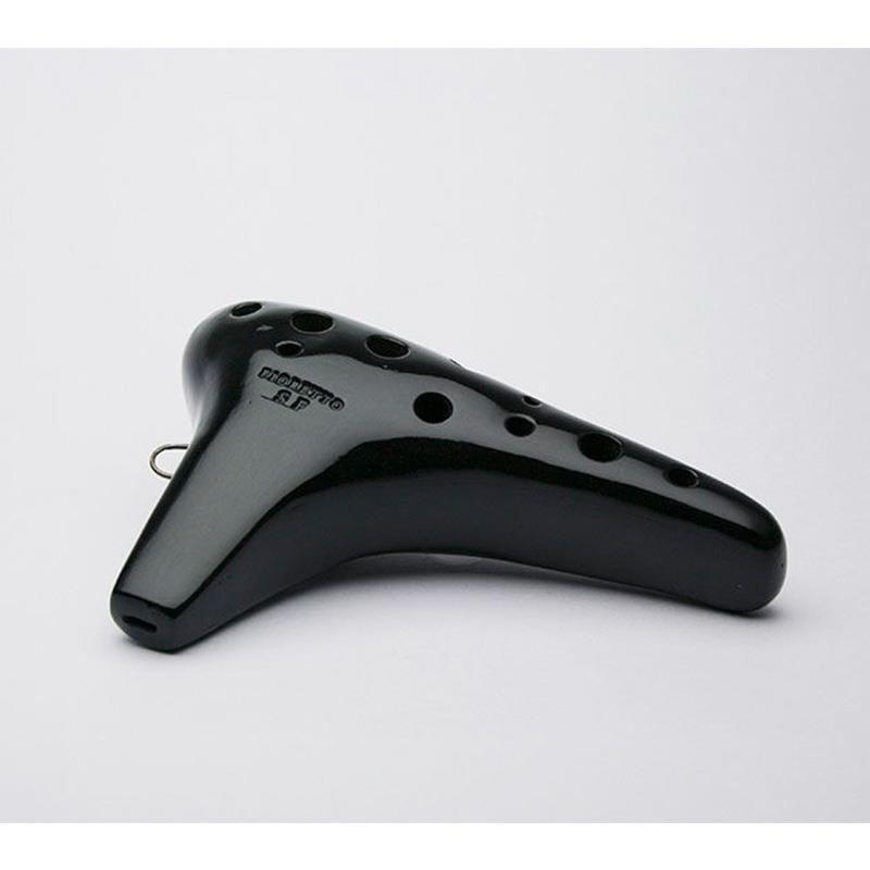 ナイトオカリナ フィオレット ソプラノF調 Fi-SFB カラー:ブラック FIORETTO オカリーナ NIGHT OCARINA (新品)｜イケベ楽器ショップ