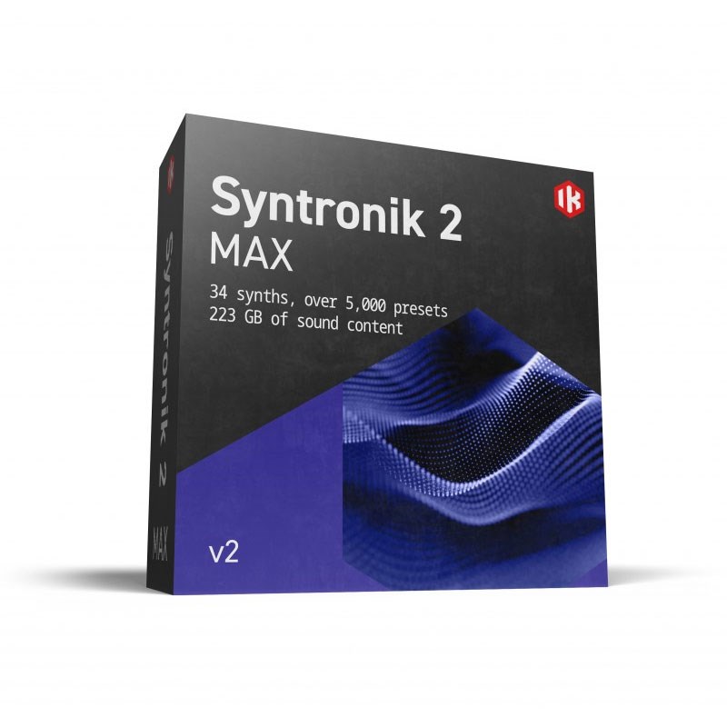 Syntronik 2 Max v2(代引不可)(オンライン納品) IK Multimedia (新品)