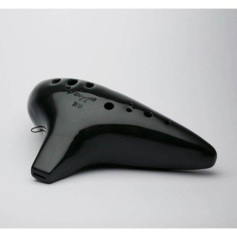 ナイトオカリナ フィオレット テナーC調ノーマルブレス Fi-TCBNB カラー:ブラック FIORETTO オカリーナ NIGHT OCARINA (新品)|イケベ楽器ショップ