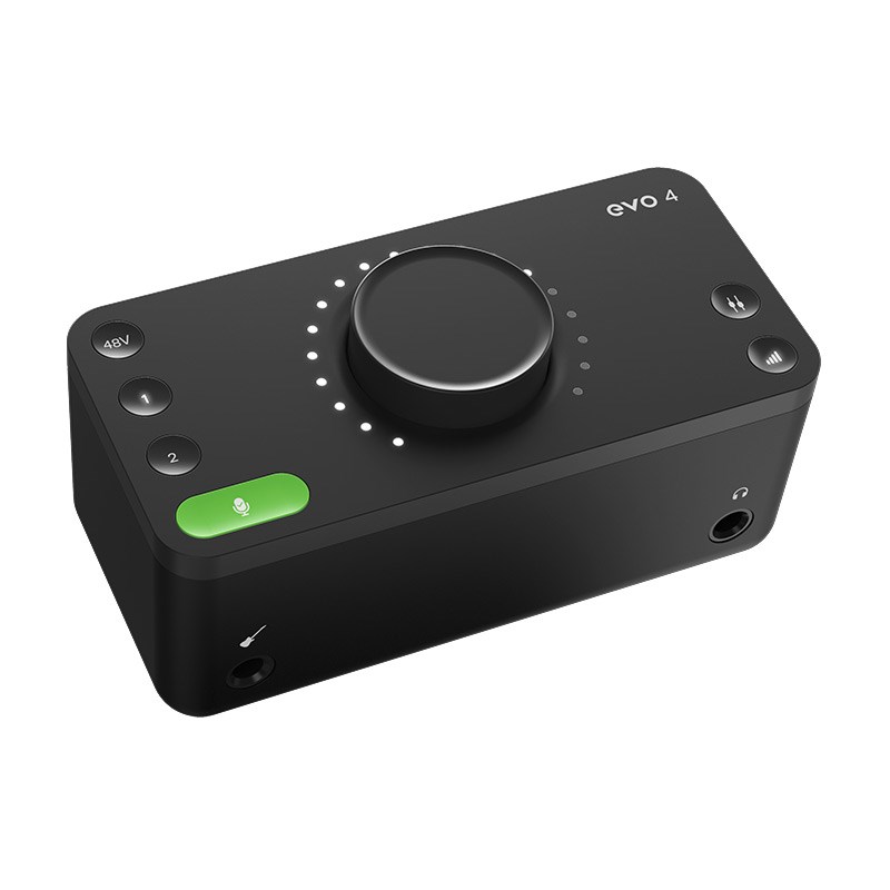 evo4 (オーディエント)(オーディオインターフェース)(USB-C対応)(ループバック搭載)(2in/2out) audient (新品)|イケベ楽器ショップ