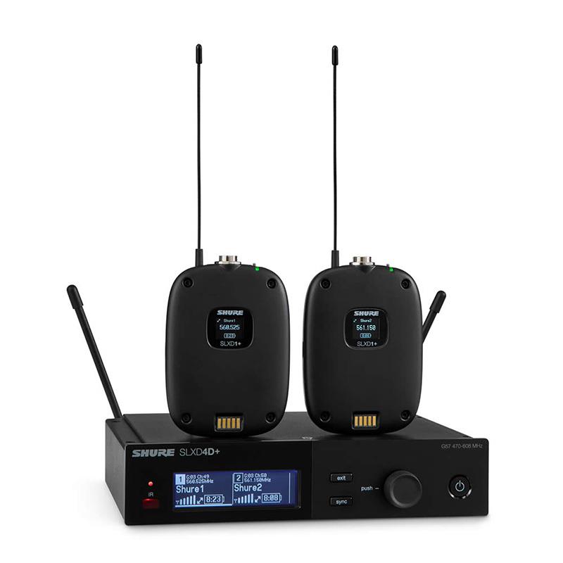 SLXD14D+ (シュアー)(ボディーパック型送信機+受信機)(ワイヤレスシステム)(2ch) SHURE (新品)｜イケベ楽器ショップ