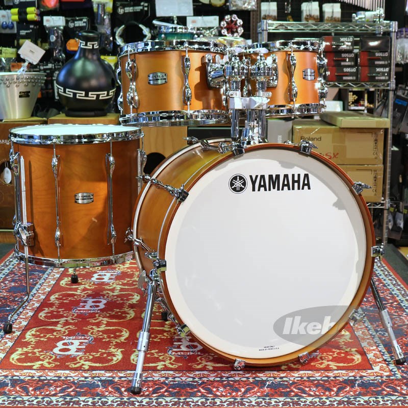 【ヤマハアブソルートドラムショップ限定キャンペーン対象品！】Recording Custom 4pc Drum Kit - リアルウッド [RBB2216 RW ＋ RBP6F3 RW] YAMAHA (新品)｜イケベ楽器ショップ
